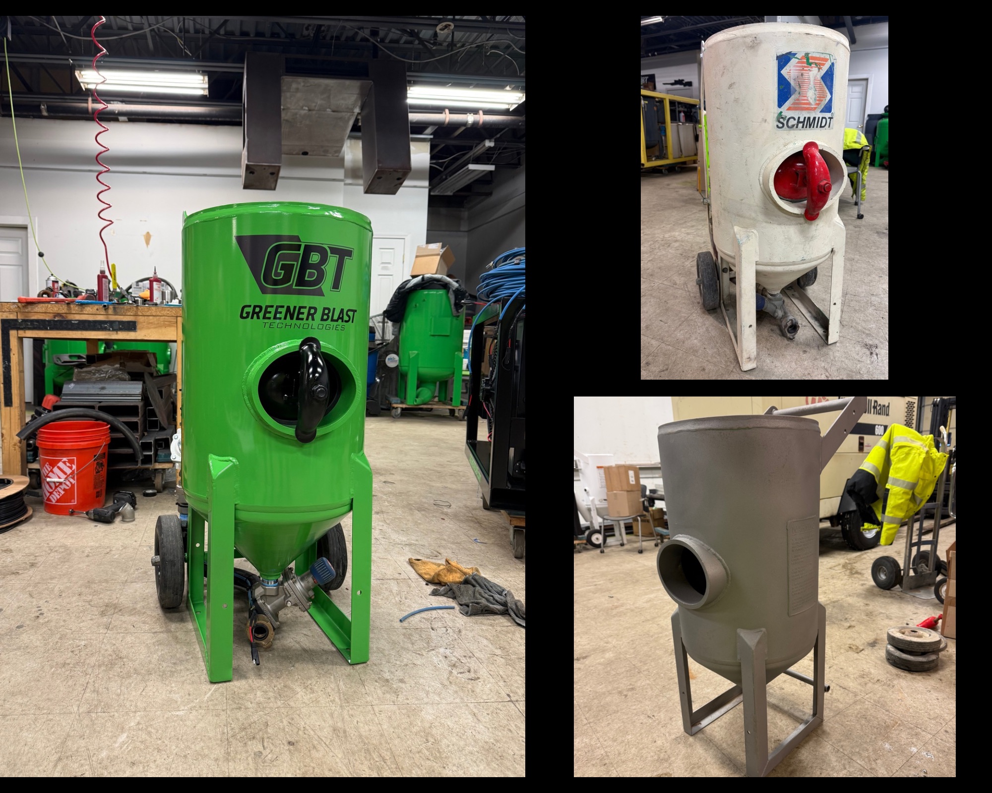 3.5 Pot Conversion – Future Pressure Pot for 2nd Dry Trailer Build 3.5 pot to be converted into a pressure pot for second dry sandblasting trailer by Green Mountain Mobile Sandblasting and Powder Coating