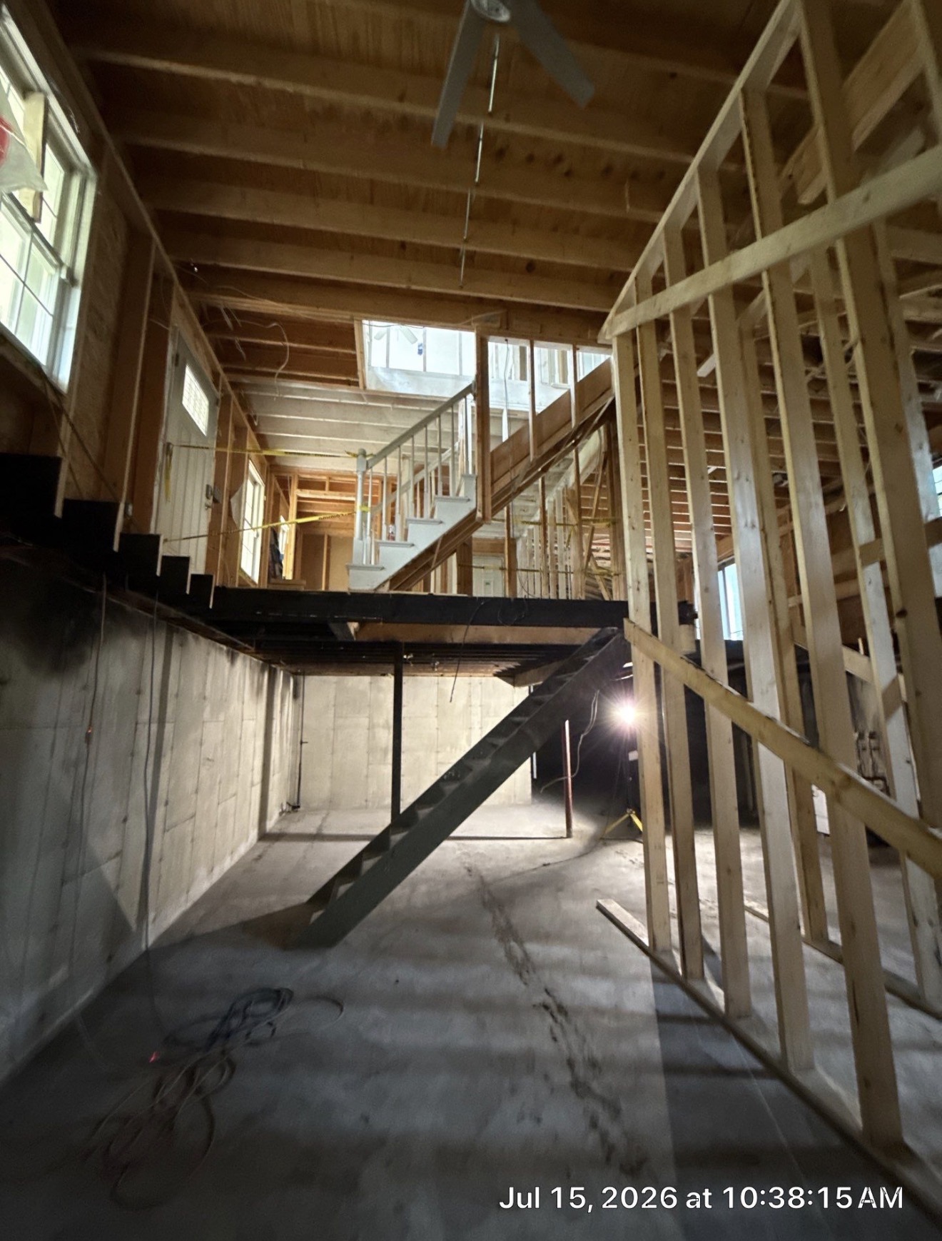 Fire Damage Restoration – Before & After Sandblasting Burned home before and after sandblasting restoration by Green Mountain Sandblasting and Powder Coating LLC for Phase Two Construction