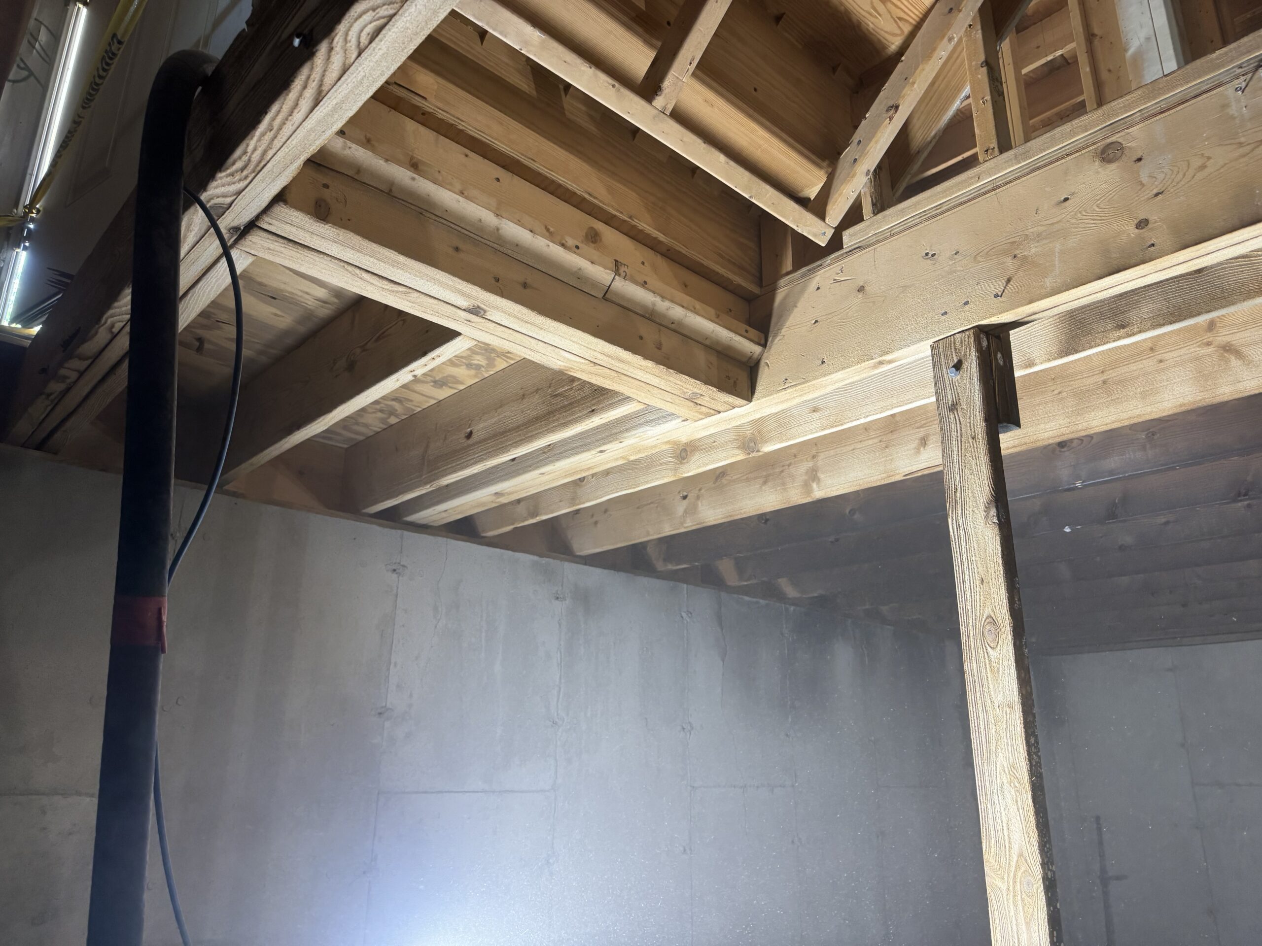 Fire Damage Restoration – Before & After Sandblasting Burned home before and after sandblasting restoration by Green Mountain Sandblasting and Powder Coating LLC for Phase Two Construction