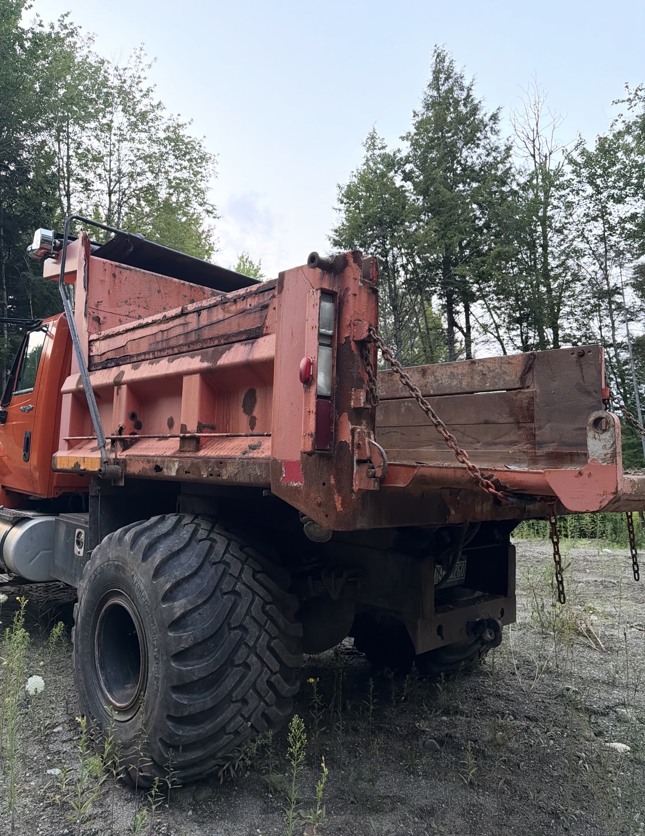 Old State Dump Truck Restoration – Complete Sandblasting & Rust Treatment Before during and after restoration of an old state dump truck with the dump bed frame and front plow attachments sandblasted and treated with XIONLABS